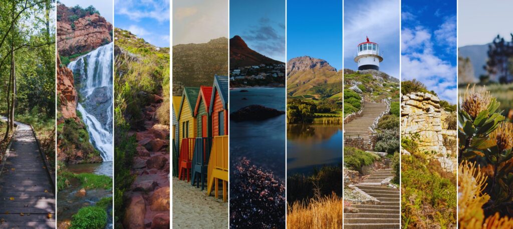 Views of holiday places, enjoy December safely.