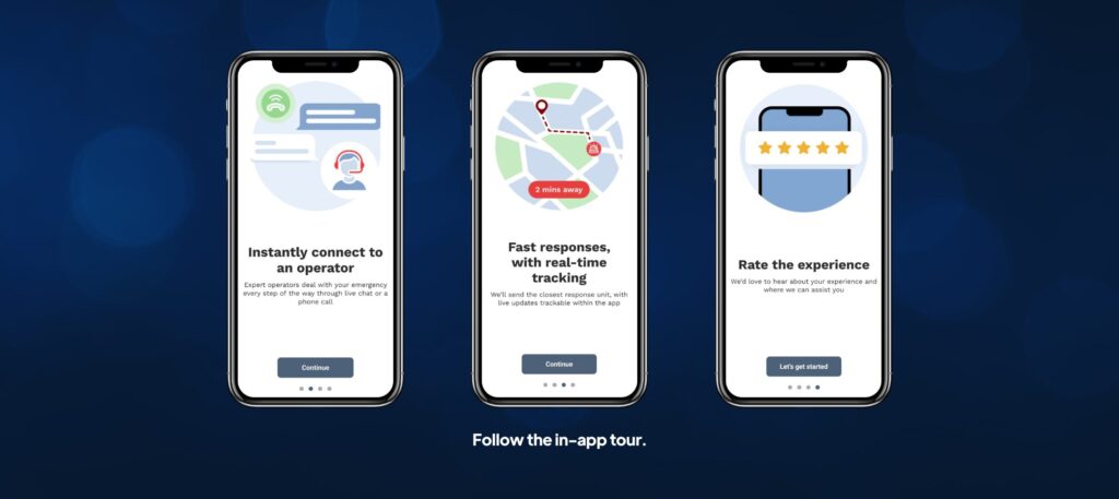 Step 2: Follow the in-app tour