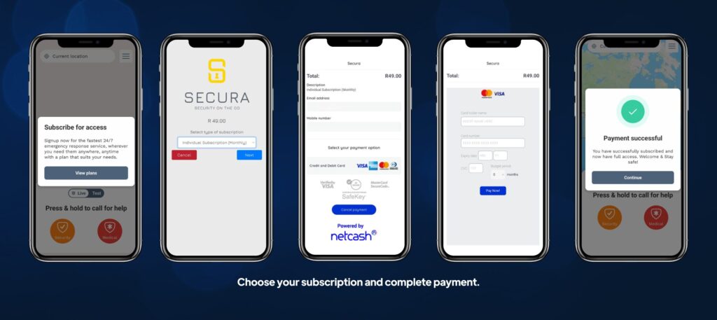 Step 5: Choose your subscription and complete payment